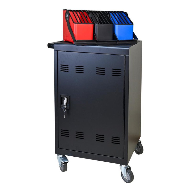 Laptop/Tablet Storage Charging Cart with Wheels