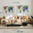 Aliaz Stone Mosaic World Map-108146346