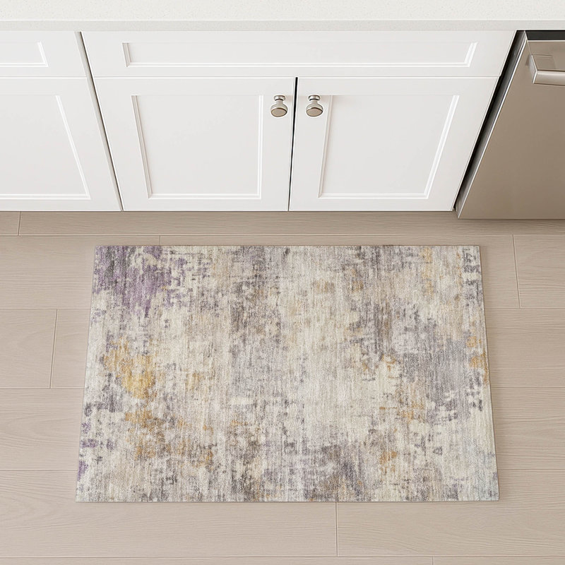 Machine Washable Indoor/Outdoor Chantille ACN2371 Abstract Rug, Rectangle 1'8" x 2'6"