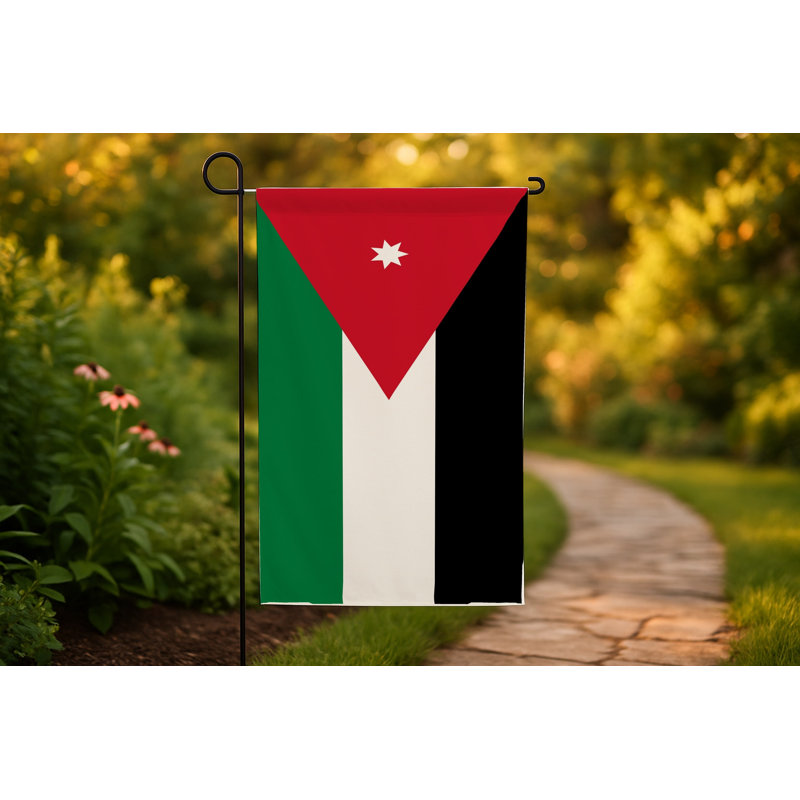 Drapeau jordanien — Drapeau d'extérieur