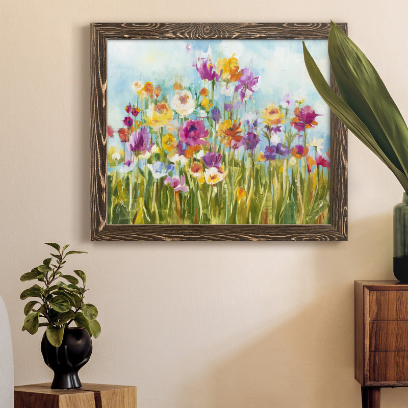 «Flight of Fancy», reproduction d'art sur toile encadrée, H 24 po x l 18 po x P 1,5 po, Encadré de bois de noyer