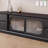 Simple s design sense solid wood TV cabinet