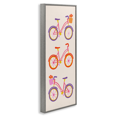 «Bright Bikes», giclée encadrée par Dina Riddle