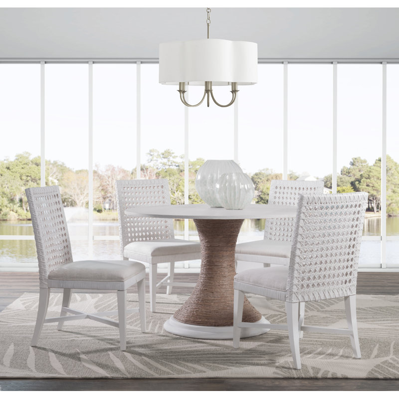Boca Grande Abaca Round 5-Piece Dining Set