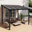 8 pi L 10 pi. Pergola en métal avec auvent-111183513