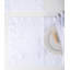 Ensemble de 6 napperons Signature par D'Moksha, 100% lin pur, point ajouré-95274447