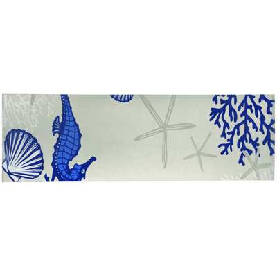 Tapis d'extérieur Coral & Seahorse