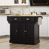Versatile Rolling Kitchen Island with Abundant Storage Space and Functionality