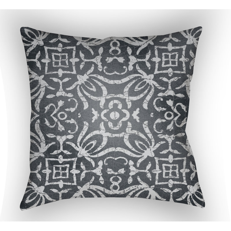 Yindi Indoor/Outdoor Throw Pillow, 18" H x 18" W x 4" D, Lime