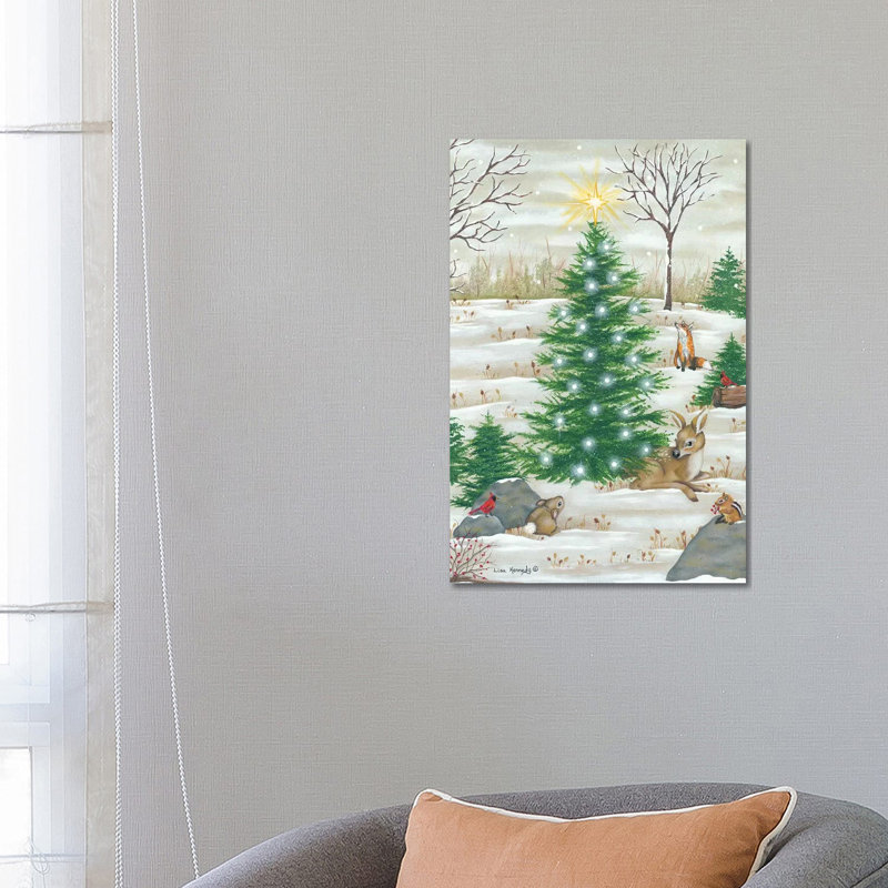 Baby Deer by Lisa Kennedy - Painting on Canvas, Wrapped Canvas, 66.04cm H x 45.72cm W x 3.81cm D