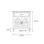 Armoire de rangement simple pour le salon
