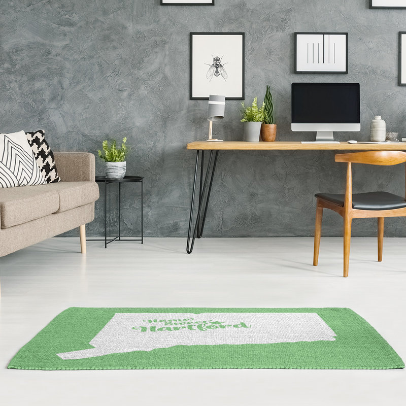 Tapis hartford connecticut green area, Rectangle 5 pi x 7 pi, Non
