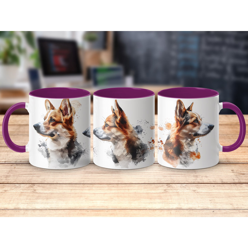 Mug, 2, Purple