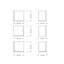 Tablette d'appoint carrée 3 pièces Abdas-1279844520