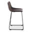 Tabouret de comptoir en similicuir 24 po Bela-1821919878