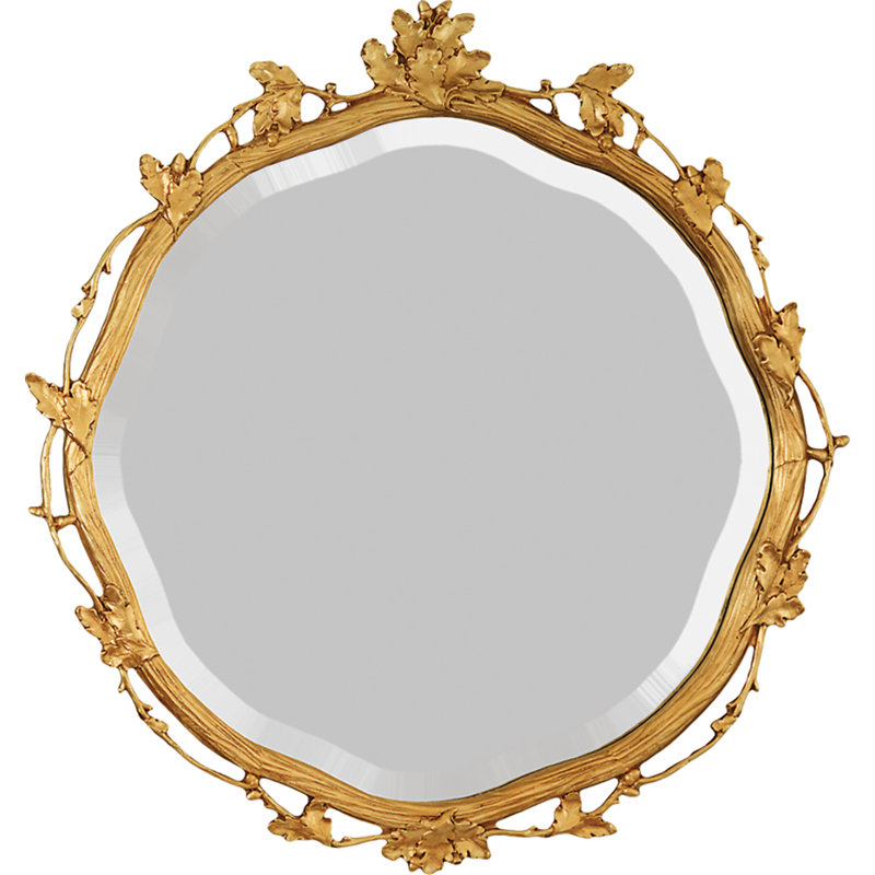 The Royalton Flat Beveled Wall Mirror, 46" x 43"