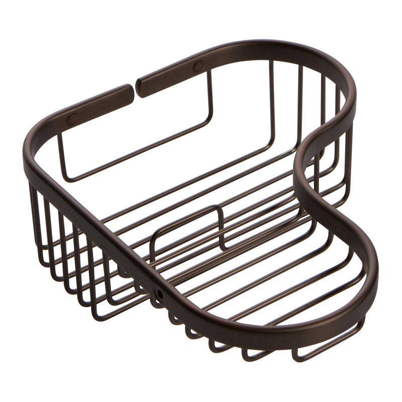 Splashables 9-3/4" Combination Corner Shower Basket, Oil Rubbed Bronze
