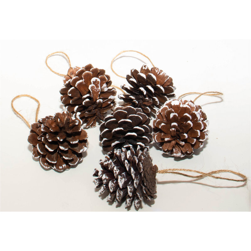 15cm Wood Holiday Shaped Ornament, White