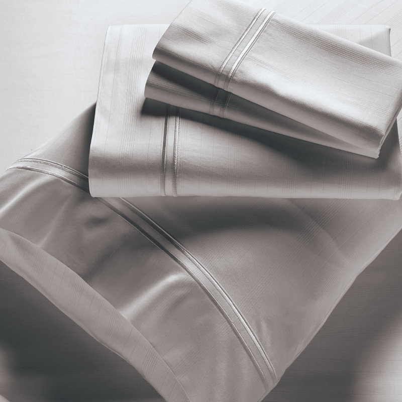 Sateen Sheet Set, Gray, Twin XL