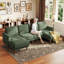 4 Seater Corduroy Sofa & Chaise-1306249388