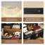 Armoire de rangement pour garde-manger de 71 po de hauteur avec prise de courant et lumière DEL, grande armoire de cuisine avec 2 tiroirs et 8 portes-299744985