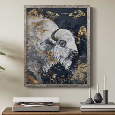 ANIMALS Series CXLVII, reproduction encadrée - bois massif