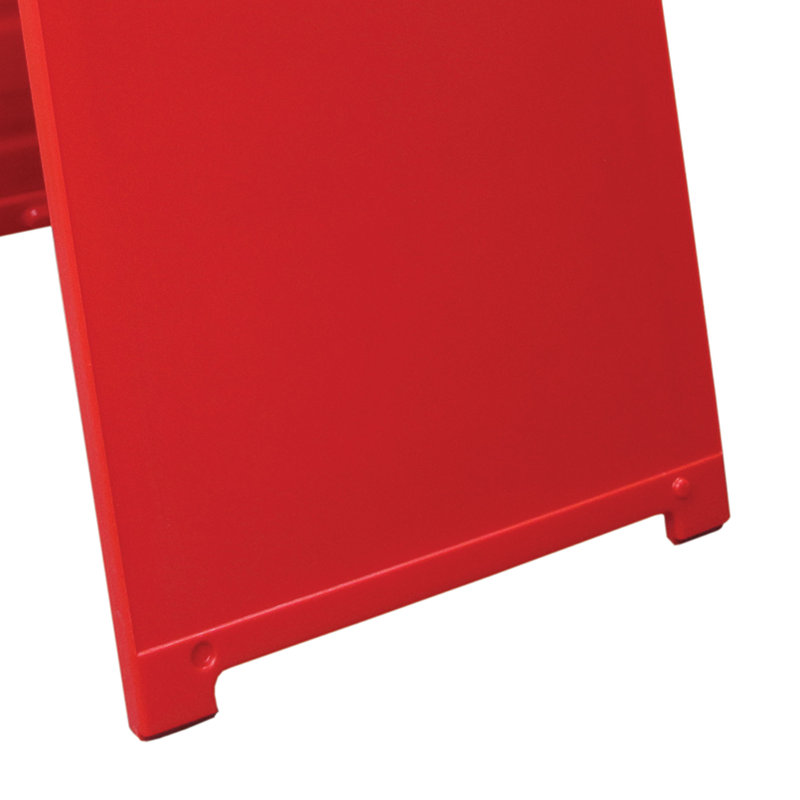 Porte-affiche double face, Rouge