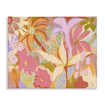 «Soft Expressive Botanicals», art mural sur toile par Suzanne Allard