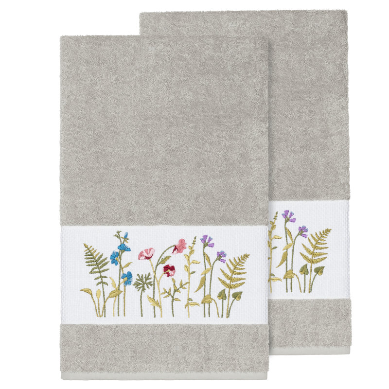 Serenity Midweight Bath Towel, Light Gray