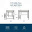 Lit mezzanine avec bureau et tablettes-1773711792