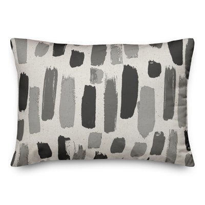 Abstract Outdoor Reversible Throw Pillow
