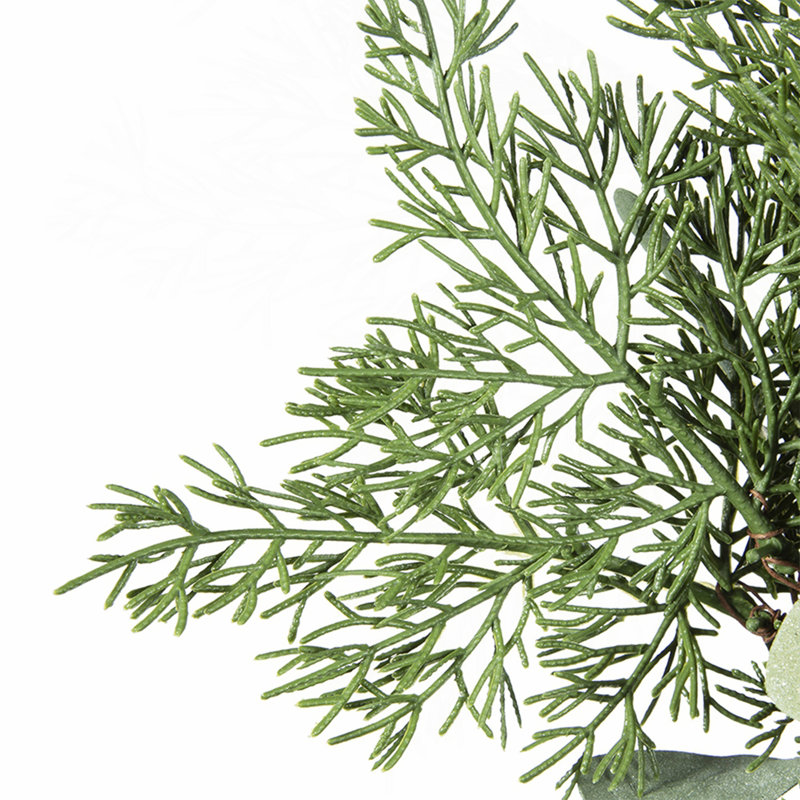 D24" Foliage/Cedar Wreath, Green