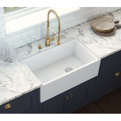 Ruvati 30 pouces Fireclay Farmhouse