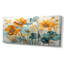 «Teal Orange Botanical Fragments I - Abstract Botanicals», art encadré-429670529-352240656