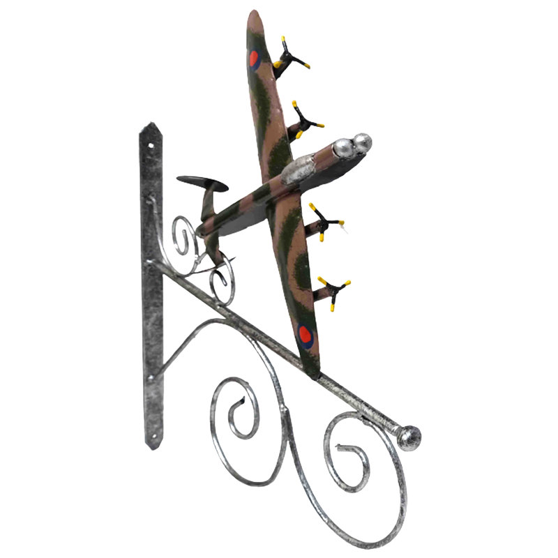 Mathers Metal Lancaster Bomber Wall Bracket