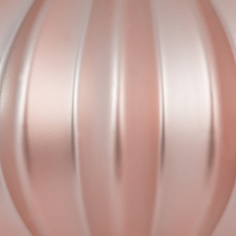 Ornement de Noël 5,7 po UV, Mate or rose