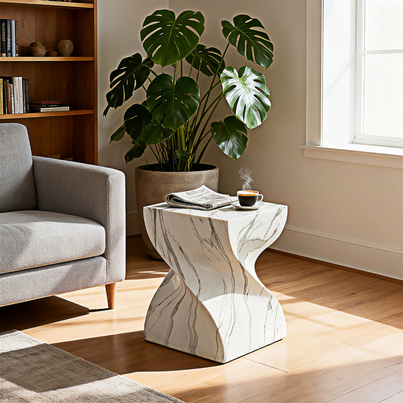 Tables d'appoint en ciment pour l'extérieur