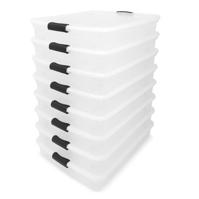 Homz Plastic Storage Tub & Tote