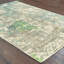 Tapis bleu / vert délavé noué à la main Kirkpatrick-1067508946