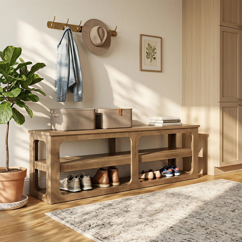 Banc de rangement pour chaussures 70,87 "Farmhouse