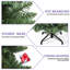 Arbre de Noël 6 pi avec éclairage réglable-586002106