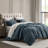 Wonderful Crinkle Crushed Velvet Comforter Set For All Season-111104921-111104922