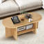 Table basse ovale avec rangement 43,31 po-910044257