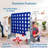 ECR4Kids Jumbo 4-To-Score Giant Game with 42 Rings and Reset Sliders, Kids Games-59601973