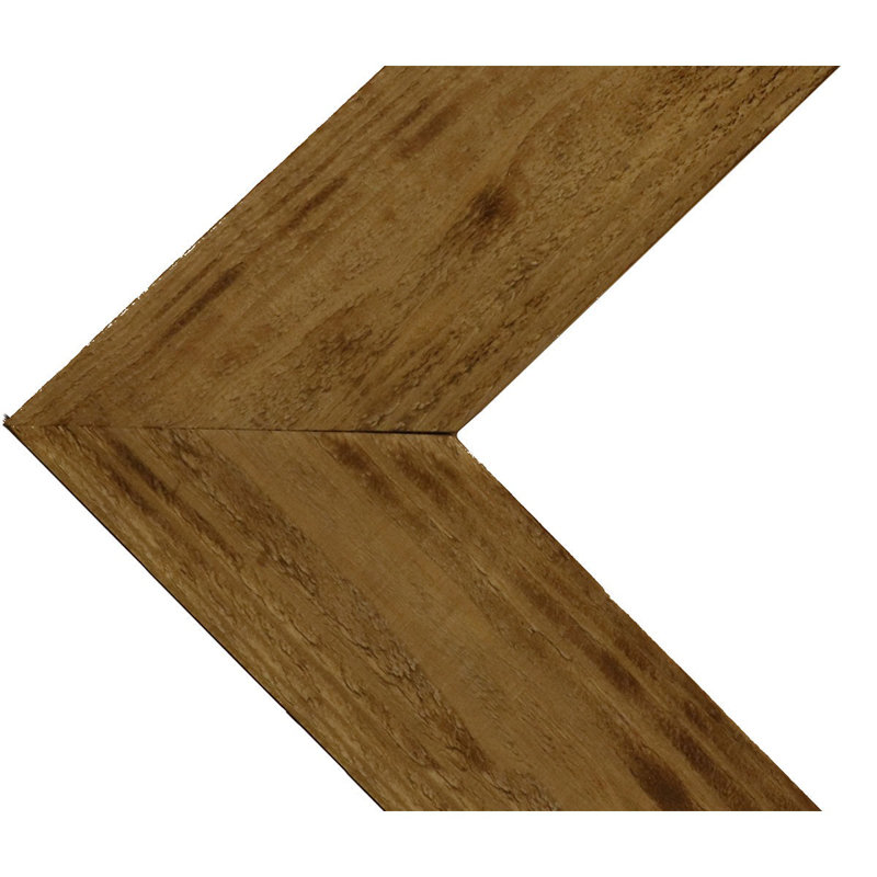 Décoration murale rétro à chevrons campagnards, H 12 po x l 13,75 po x P 0,75 po, Bois de grange naturel