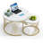 Round Coffee Table Set Of 2, Modern Coffee Tables For Living Room, Faux Marble Centre Table, Nesting Coffee Table Simple Nightstand