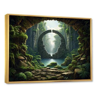 «Green Jungle Tribal» - art mural surréalisme