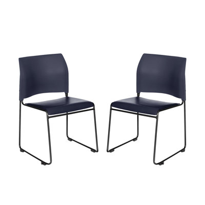 Chaise empilable en vinyle Jody