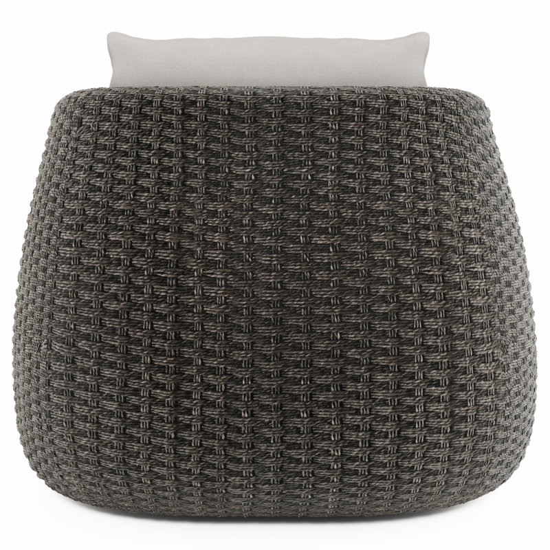 Bernhardt Sarene Outdoor Chair, Light Gray