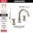 Trinsic Two Handle Roman Tub Faucet Trim-67405632